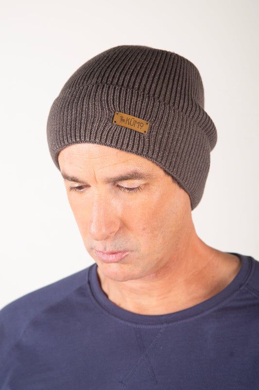 Gorro Beany Gris Tencel