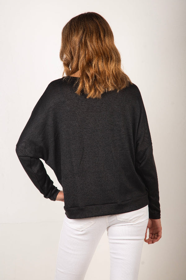 Chaleco Mujer Negro Basic Atemporal - Tencel, Orgánico, Biodegradable